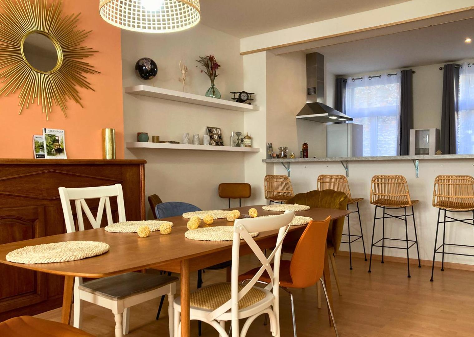 Le Bohemian Chic - 4 Chambres En Hypercentre De Saint-Omer, Ideal Pour Les Groupes Sint-Omaars Buitenkant foto