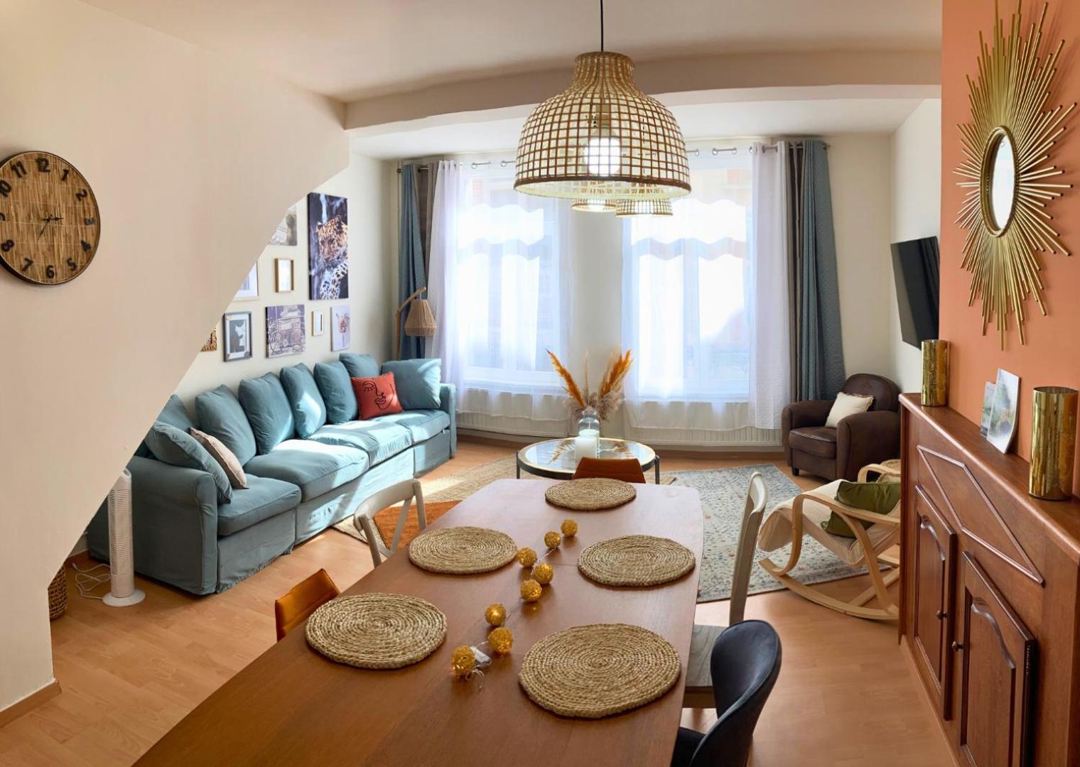 Le Bohemian Chic - 4 Chambres En Hypercentre De Saint-Omer, Ideal Pour Les Groupes Sint-Omaars Buitenkant foto