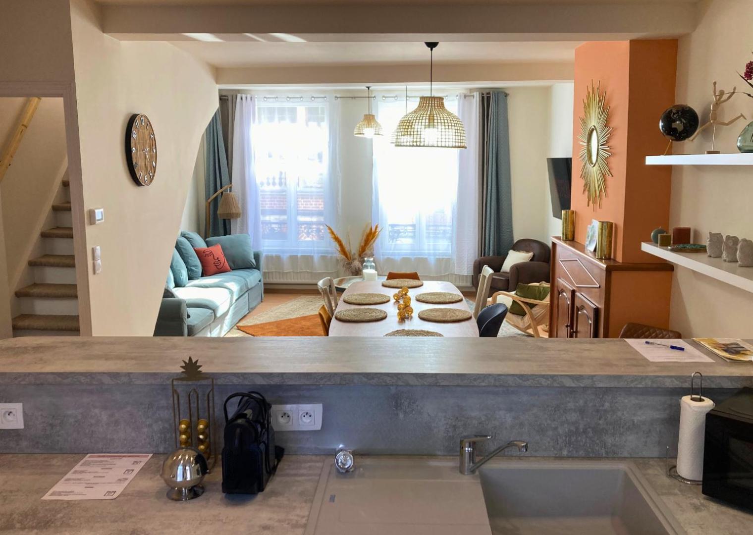 Le Bohemian Chic - 4 Chambres En Hypercentre De Saint-Omer, Ideal Pour Les Groupes Sint-Omaars Buitenkant foto